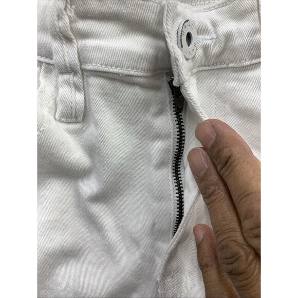 KDNK 11 4 14 11 Denim Jeans Men's Size 32X32 White Orange Reflective Stripes - Picture 13 of 16